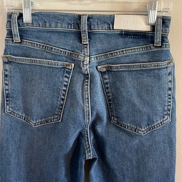 Re/Done 90s Comfort Stretch High Rise‎ Ankle Crop Jeans Women’s Size 27 - Picture 7 of 11
